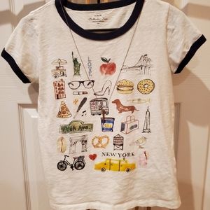 JCrew NYC Collectors Tee Size XS